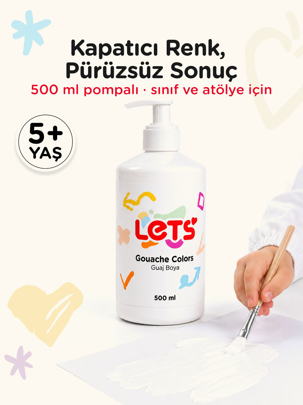 Let’s Guaj Boya Serisi – 500 ml | 10 Renk Seçeneği