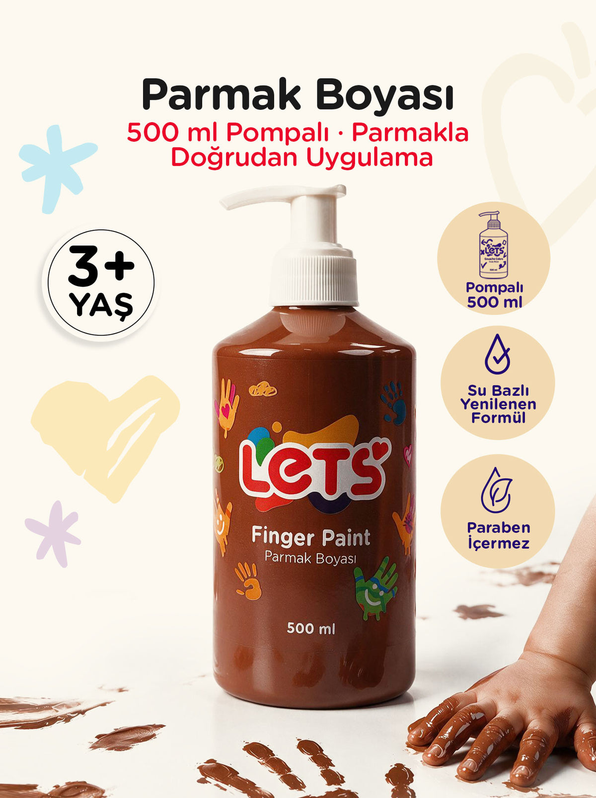 Let's Finger Paint – 500 ml | 6 Color Options 9