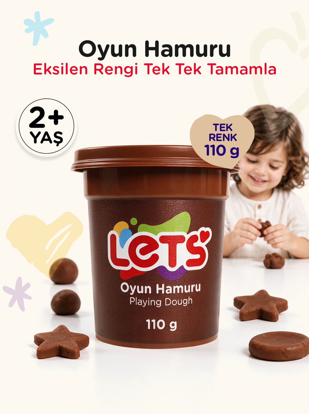 Let's Oyun Hamuru Tekli | 13 Renk Seçeneği 14