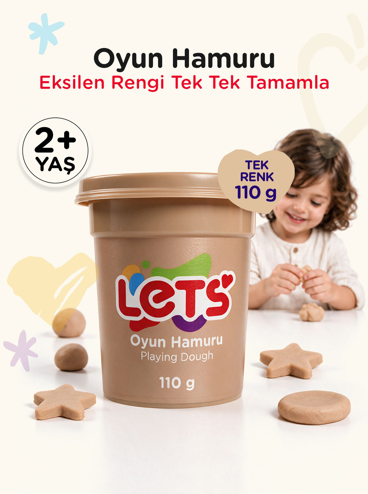 Let's Oyun Hamuru Tekli | 13 Renk Seçeneği 13