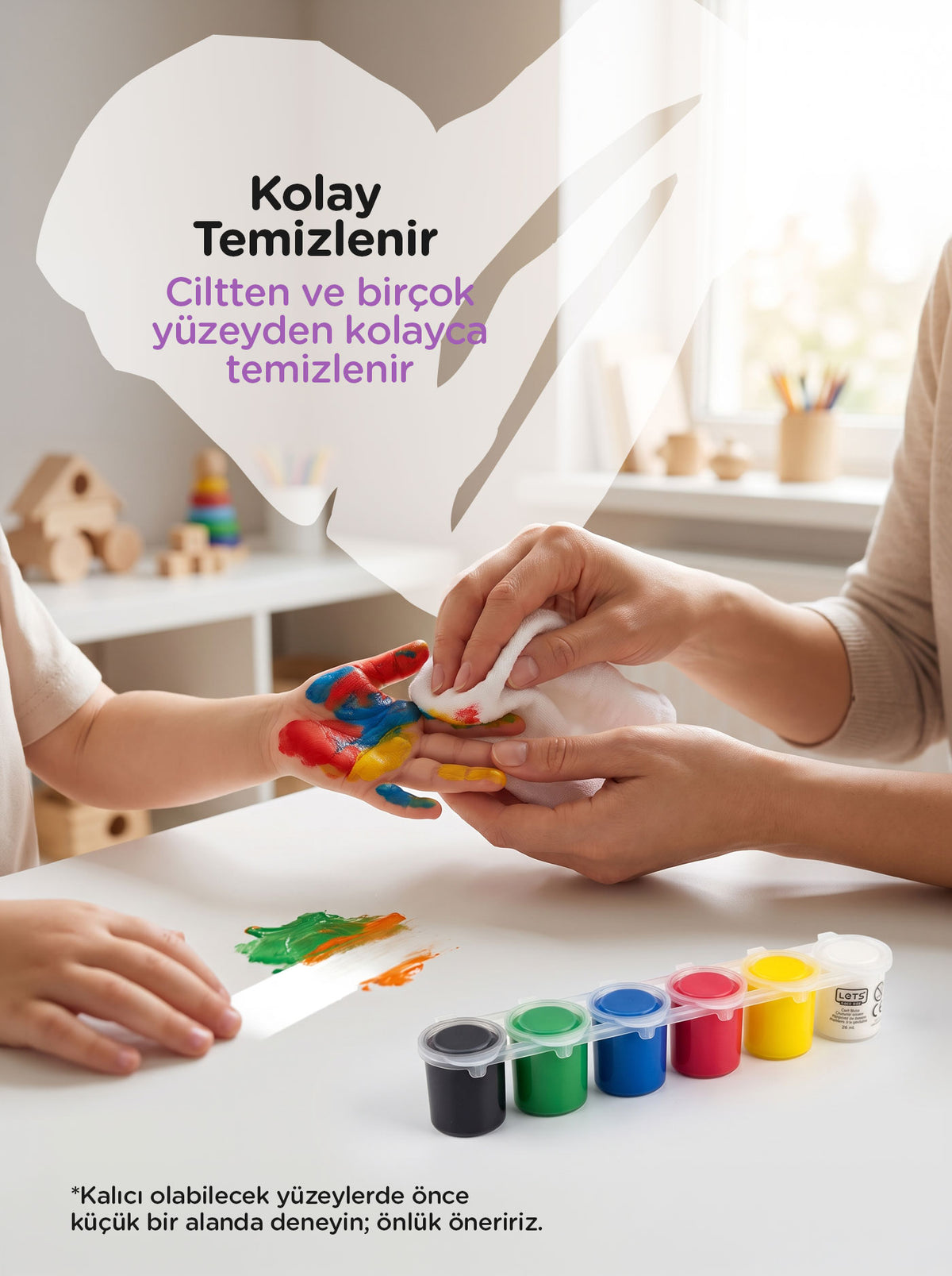 Let's Finger Paint Set – 6 Colors 4