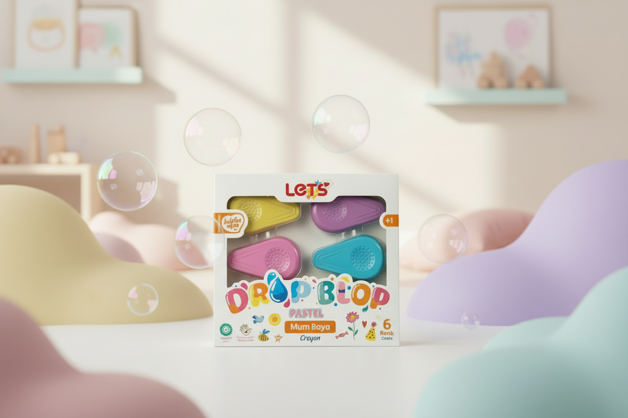 Let’s Drop Blop Pastel Mum Boya | 6 Renk