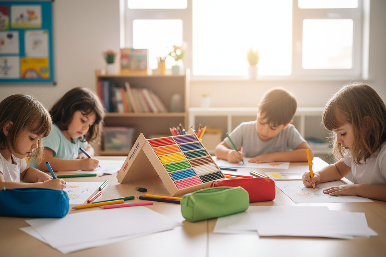 Let’s Jumbo Boya Kalemi Sınıf Seti – 12 Renk | 144 Kalem