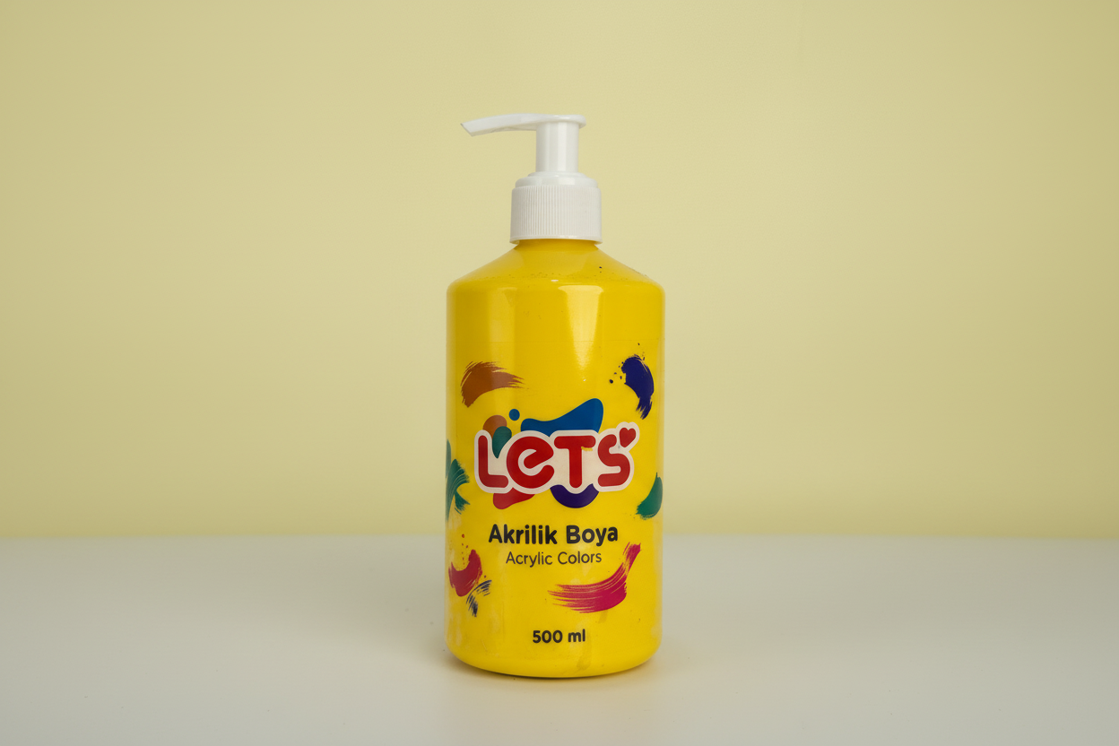 Let’s Akrilik Boya Serisi – 500 ml | 10 Renk Seçeneği