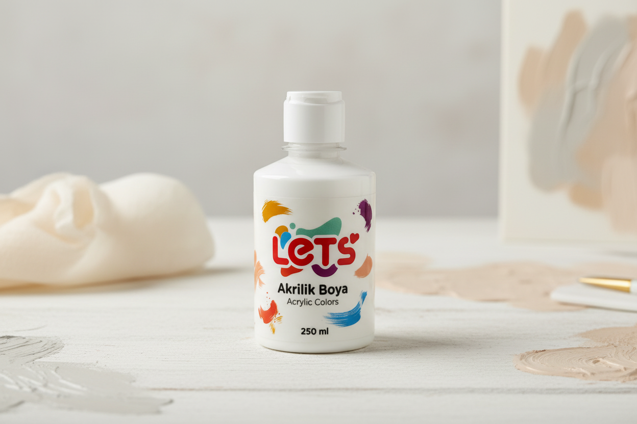 Let’s Akrilik Boya Serisi – 250 ml | 10 Renk Seçeneği