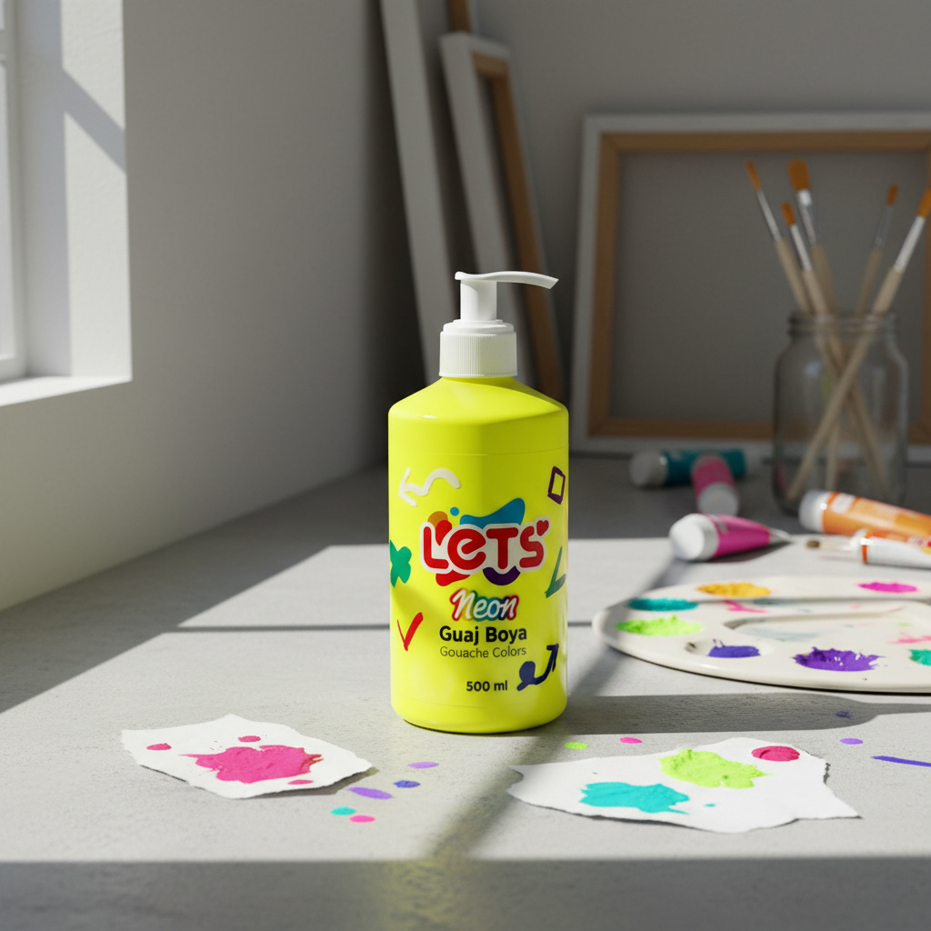 Let’s Neon Guaj Boya – 500 ml | 6 Renk Seçeneği