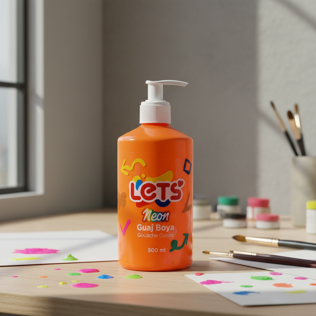 Let’s Neon Guaj Boya – 500 ml | 6 Renk Seçeneği