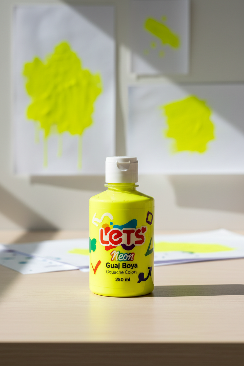 Let’s Neon Guaj Boya – 250 ml | 6 Renk Seçeneği