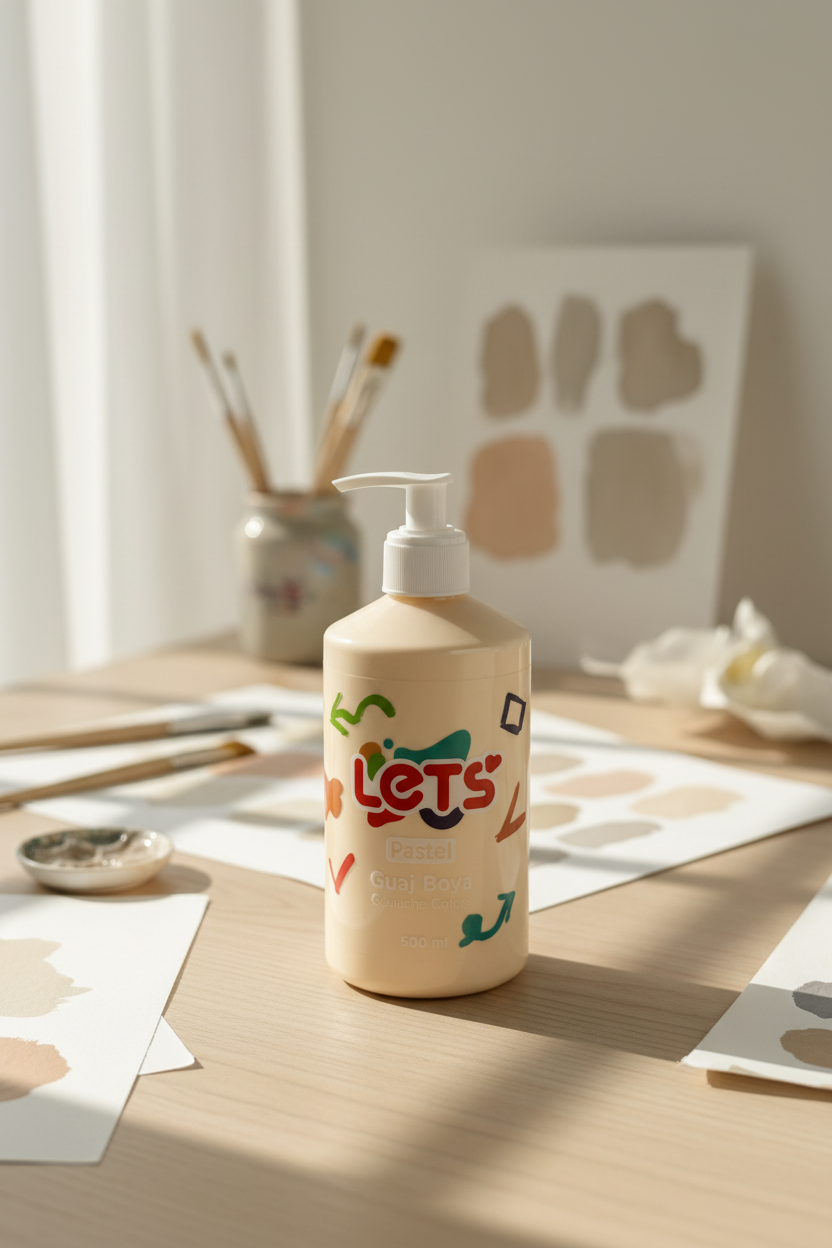 Let’s Pastel Guaj Boya – 500 ml | 6 Renk Seçeneği