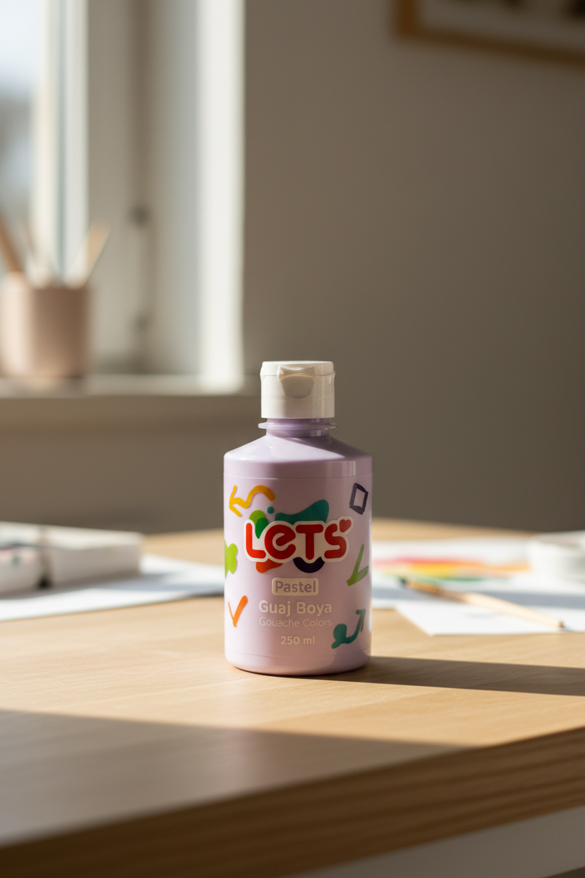 Let's Pastel Gouache Paints – 250 ml | 6 Color Options 4