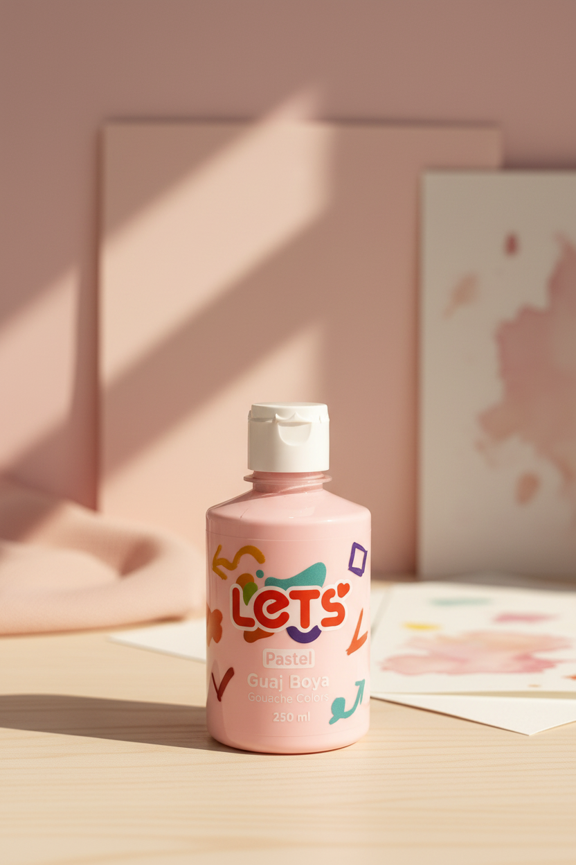 Let's Pastel Gouache Paints – 250 ml | 6 Color Options 3