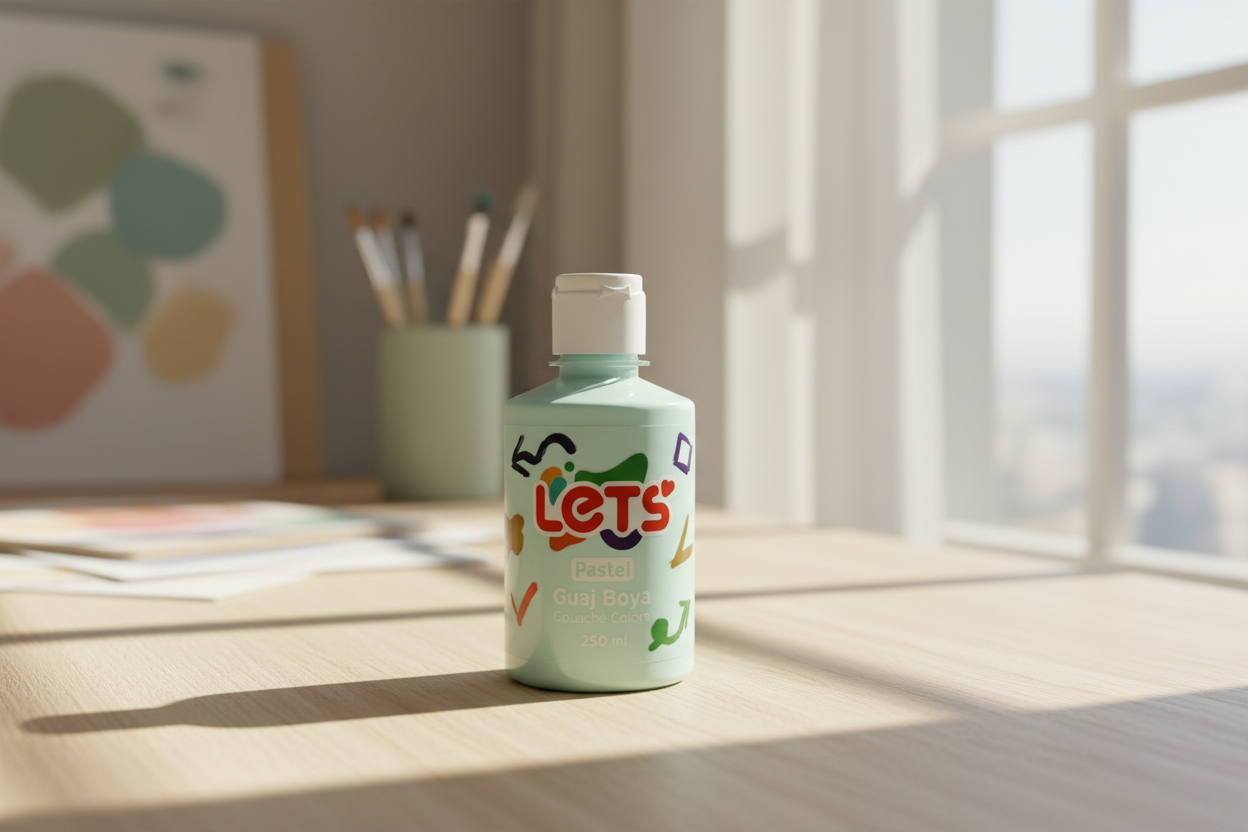 Let's Pastel Gouache Paints – 250 ml | 6 Color Options 5