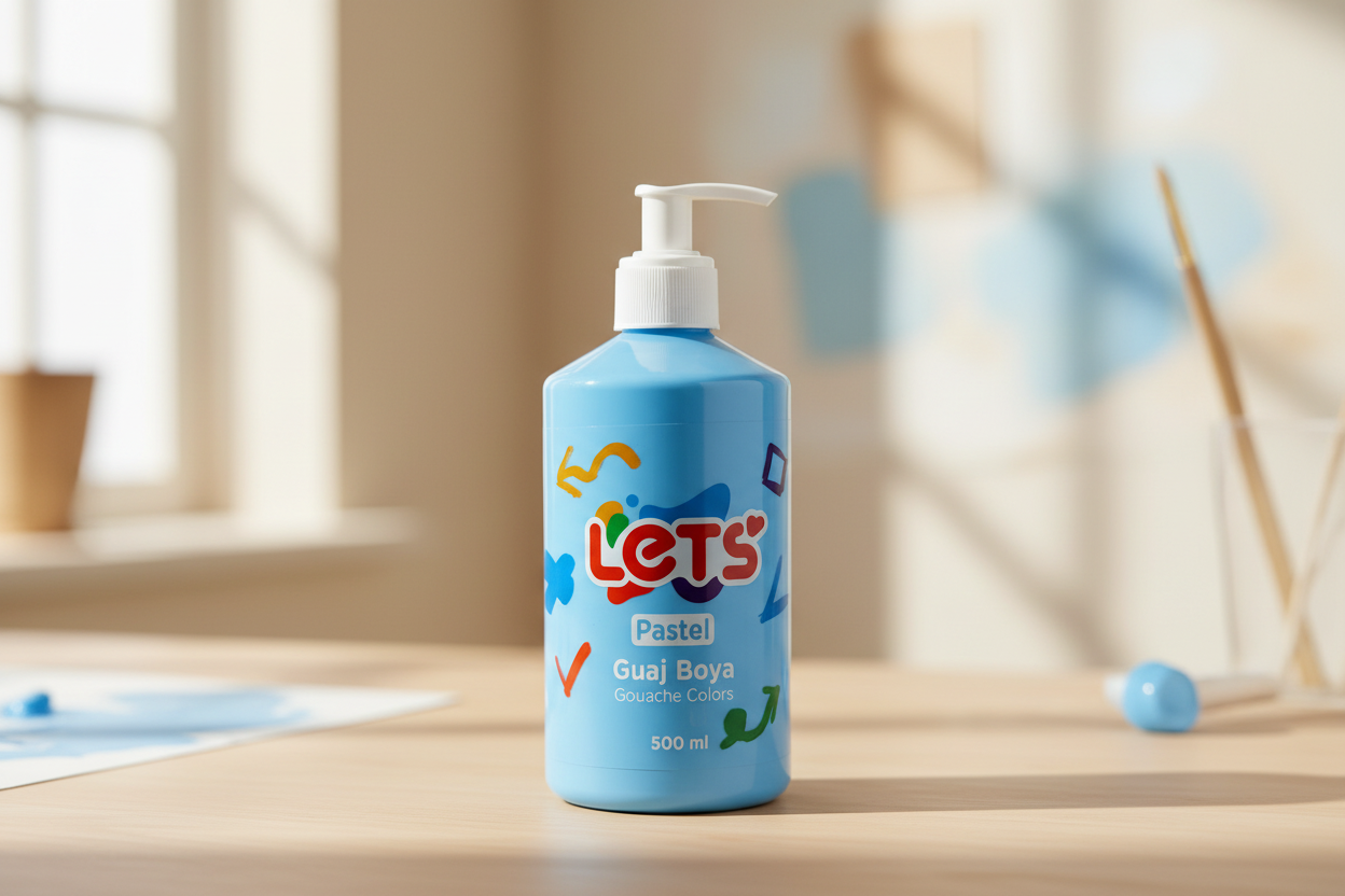 Let's Pastel Gouache Paints – 500 ml | 6 Color Options 5