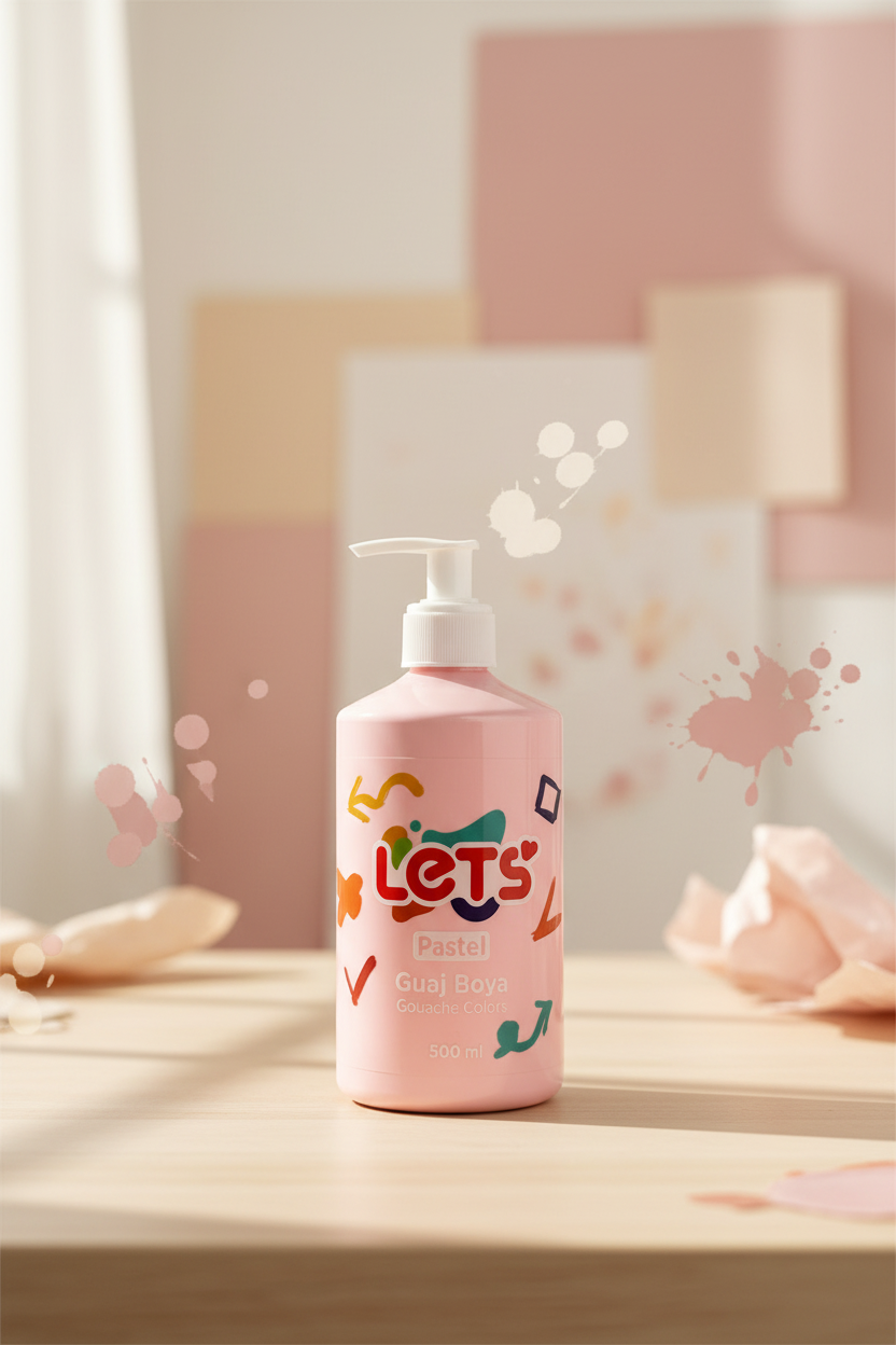 Let’s Pastel Guaj Boya – 500 ml | 6 Renk Seçeneği