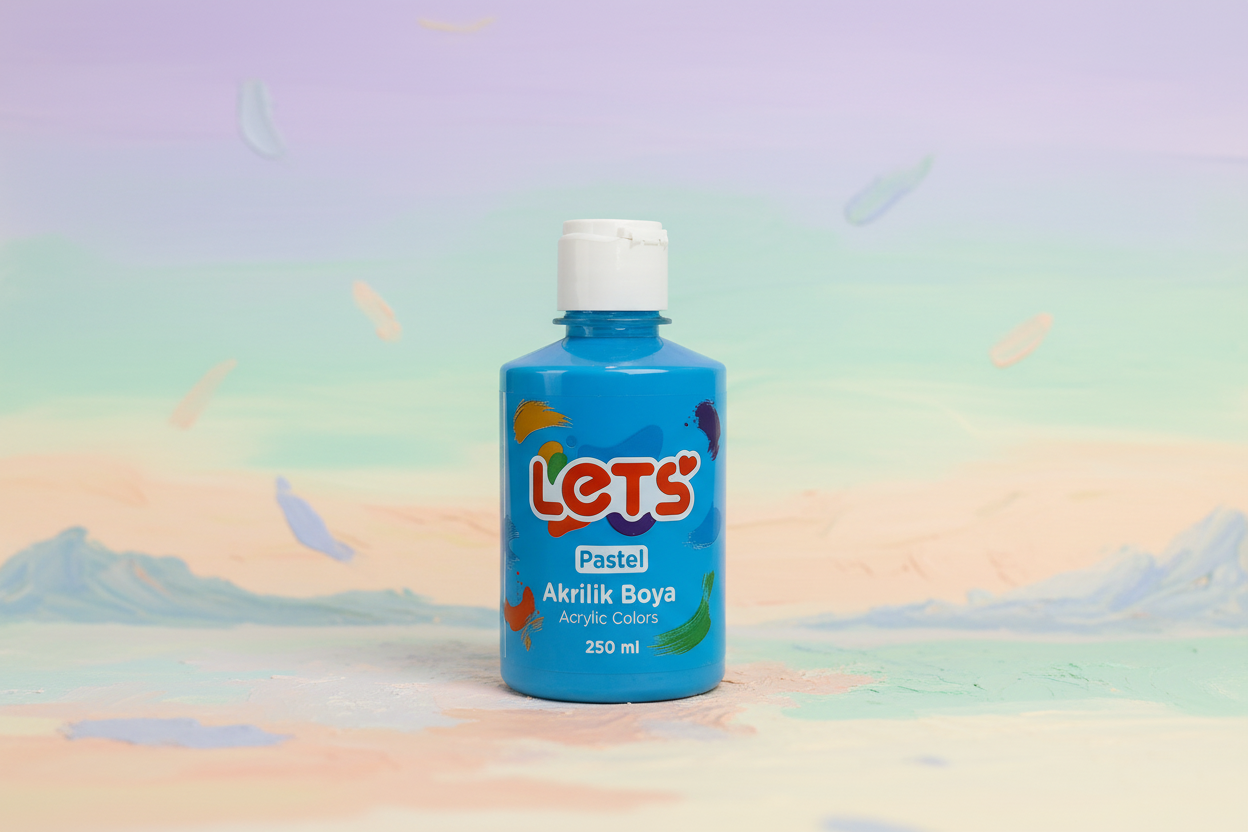 Let’s Pastel Akrilik Boya - 250 ml | 6 Renk Seçeneği 6