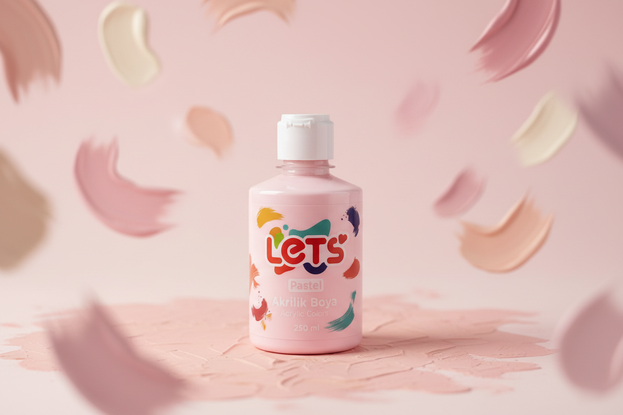 Let’s Pastel Akrilik Boya - 250 ml | 6 Renk Seçeneği 3