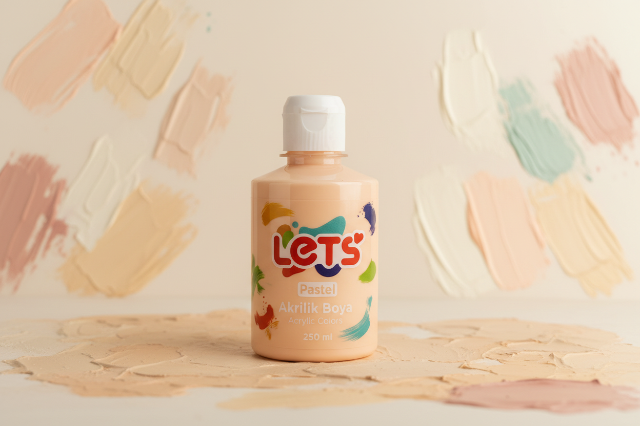 Let’s Pastel Akrilik Boya - 250 ml | 6 Renk Seçeneği