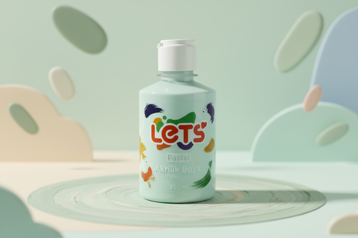 Let’s Pastel Akrilik Boya - 250 ml | 6 Renk Seçeneği 5
