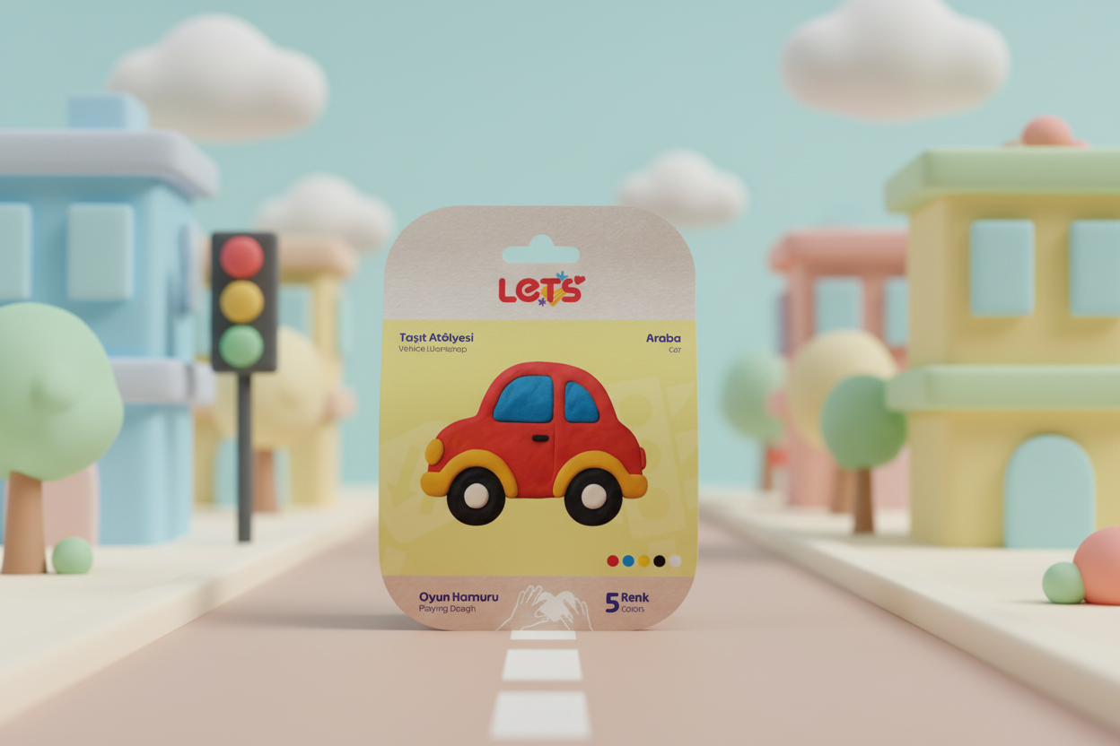 Let's Oyun Hamuru & Taşıt Atölyesi Serisi 4