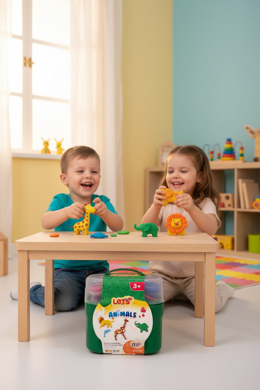 Let’s Oyun Hamuru Hayvanlar Seti