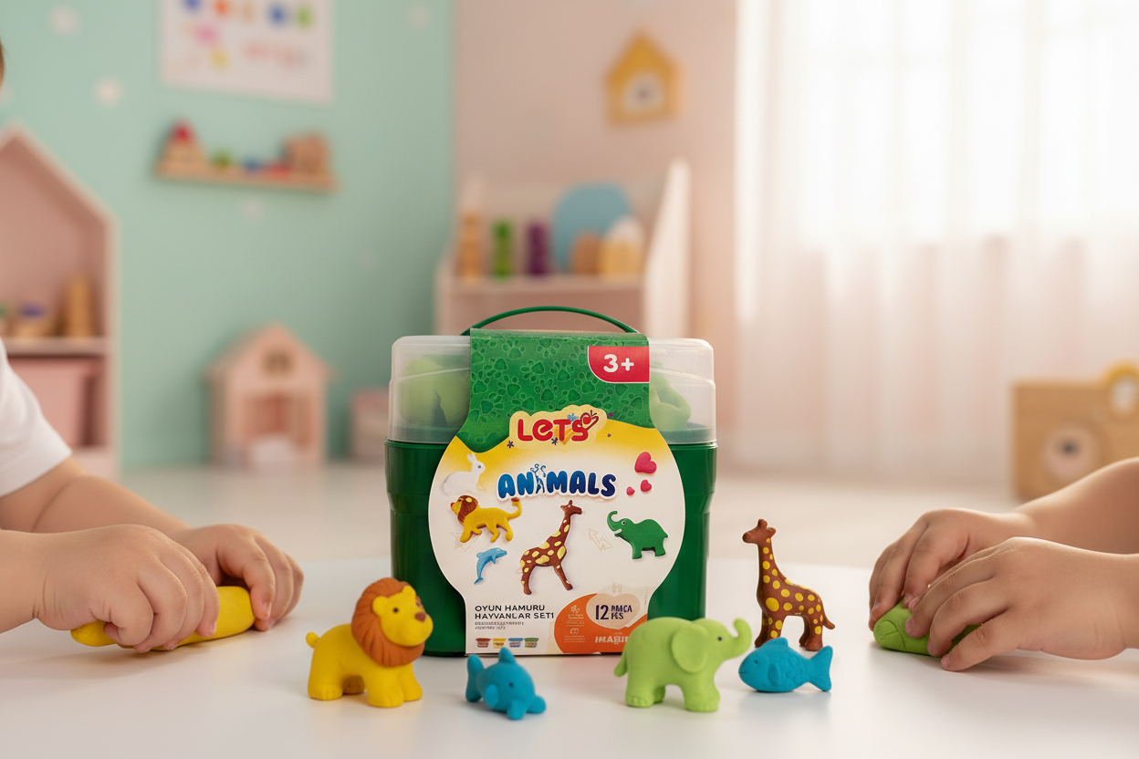 Let’s Oyun Hamuru Hayvanlar Seti
