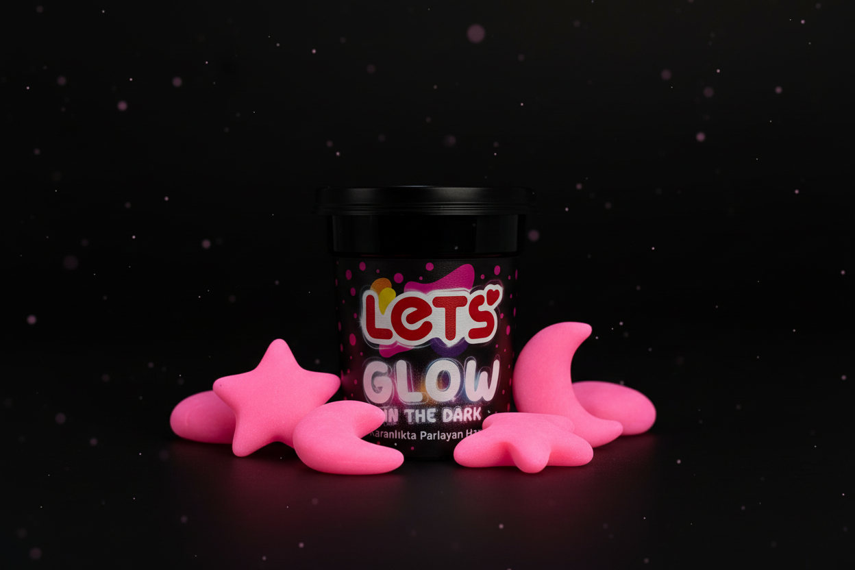 Let’s Karanlıkta Parlayan Oyun Hamuru Tekli | 4 Renk Seçeneği 3