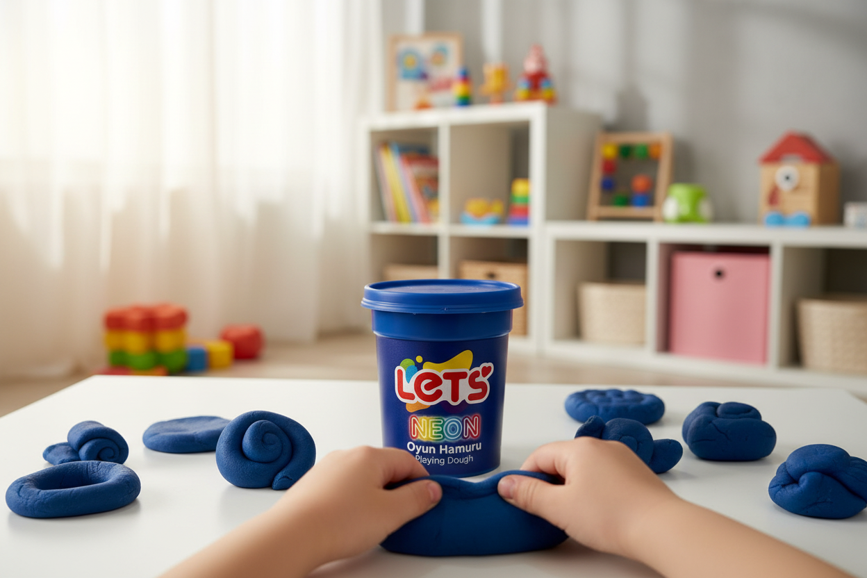 Let’s Neon Oyun Hamuru Tekli | 6 Renk Seçeneği 6