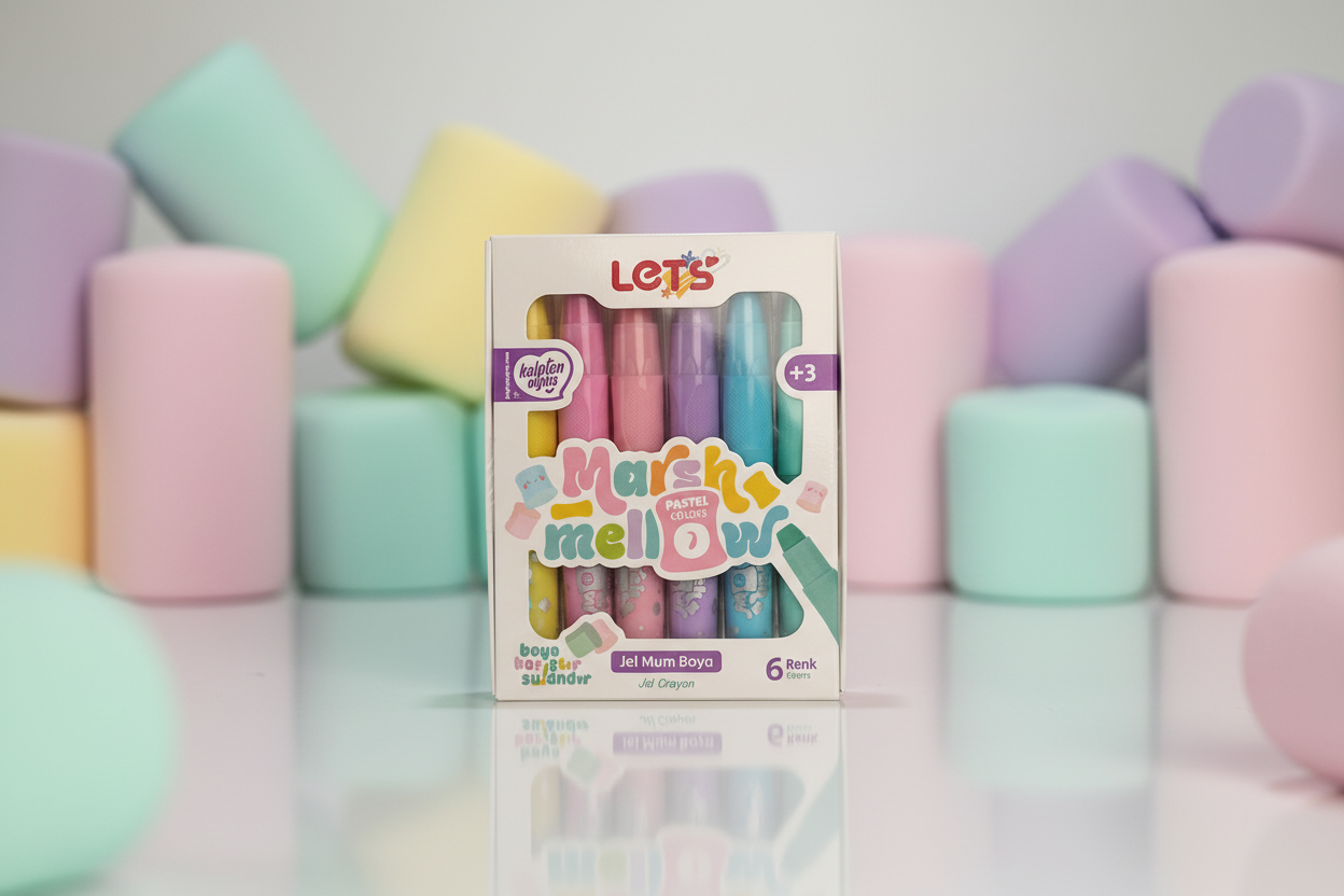 Let’s Marshmellow Pastel Jel Mum Boya | 6 Renk