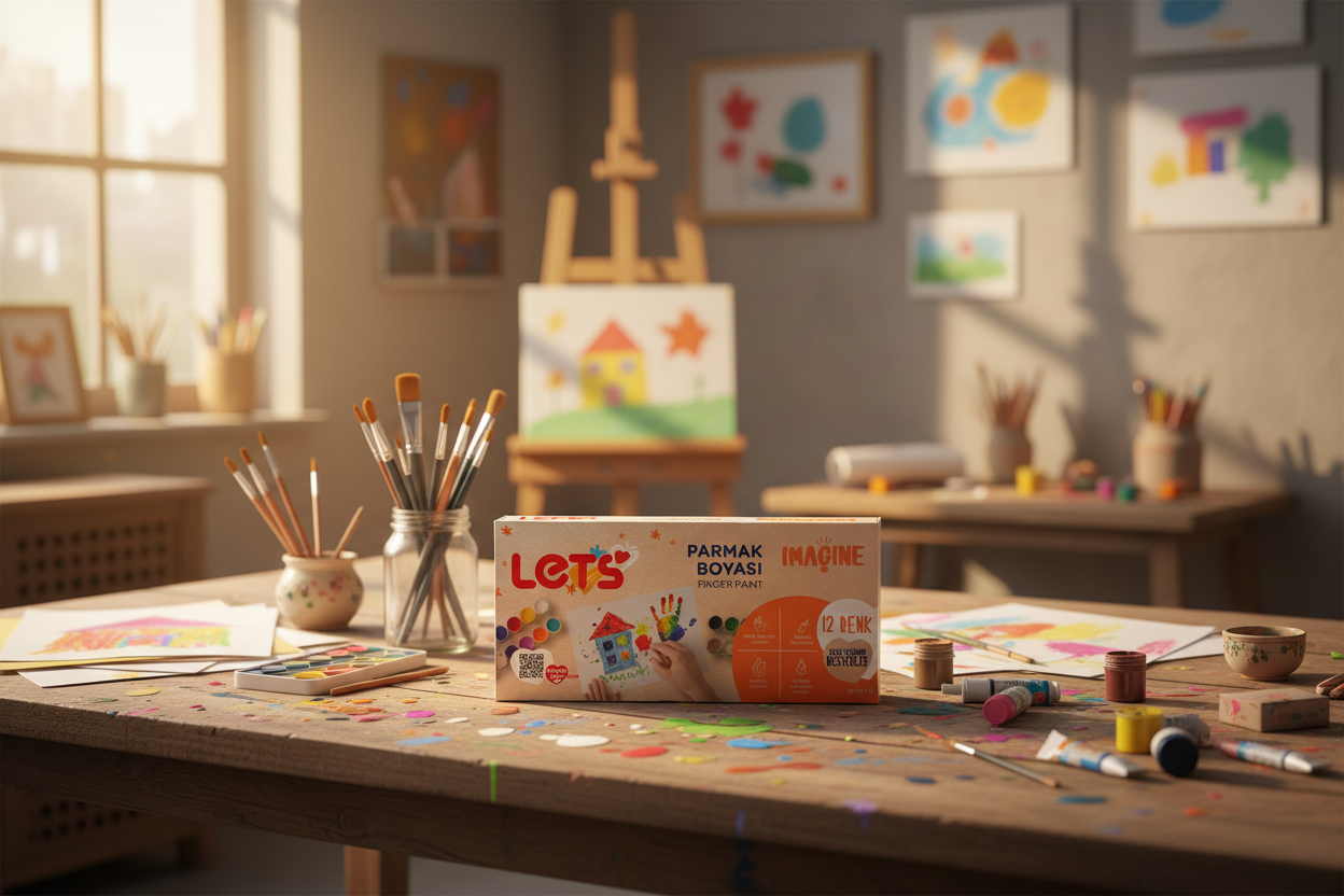 Let's Standart 12'lı Parmak Boya