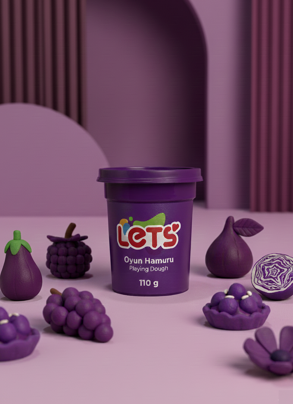 Let's Oyun Hamuru Tekli | 13 Renk Seçeneği 6