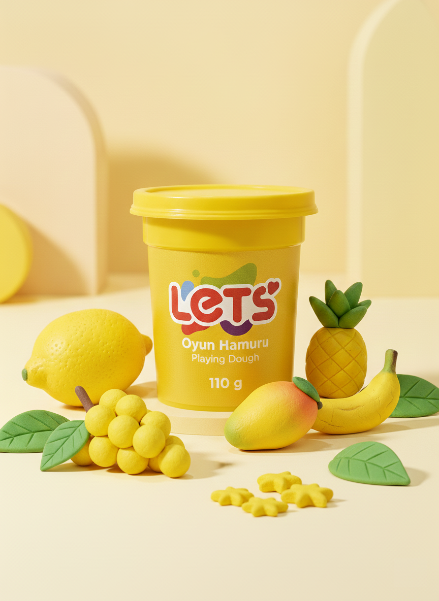 Let's Oyun Hamuru Tekli | 13 Renk Seçeneği