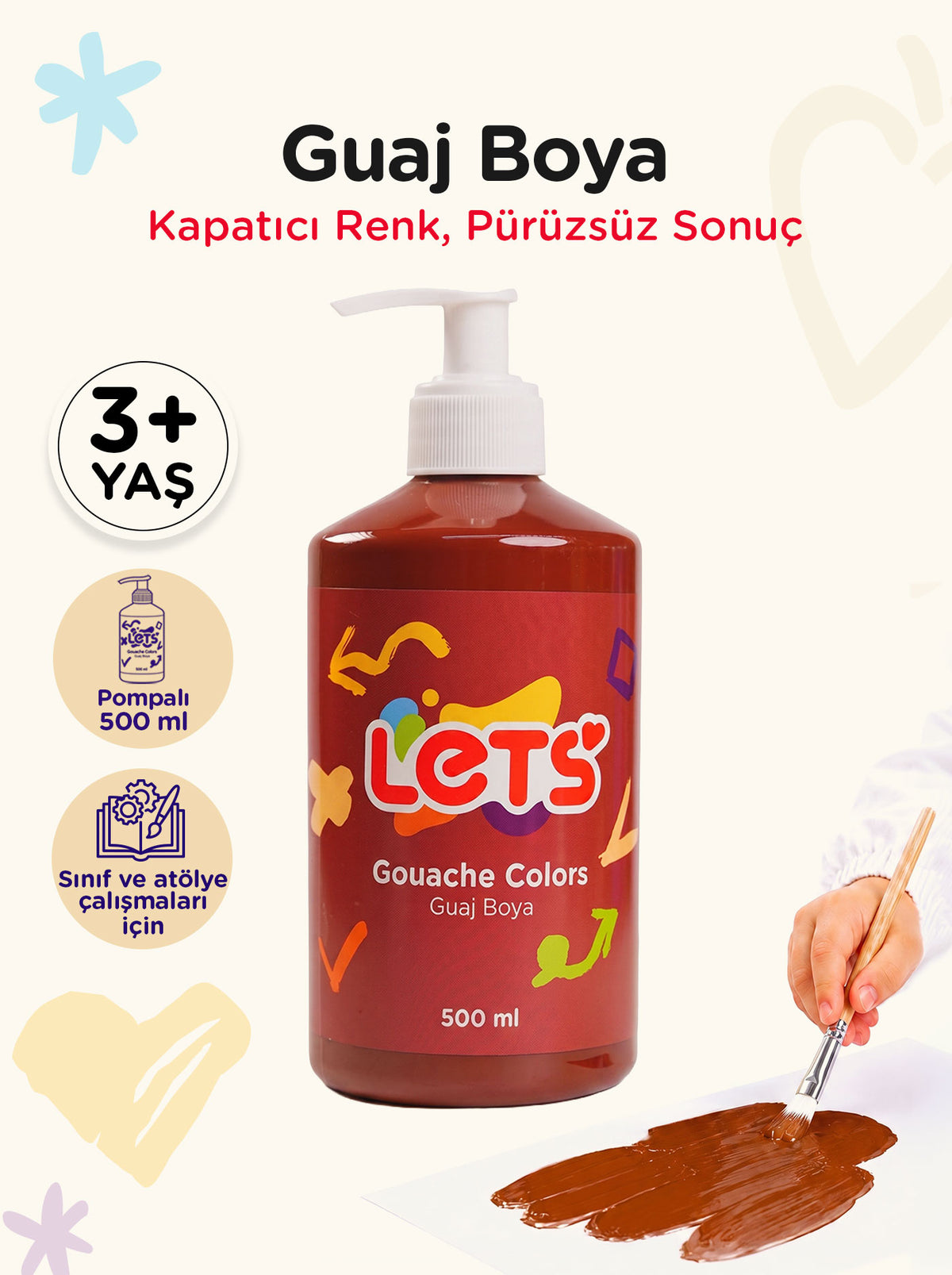 Guaj Boya Serisi – 500 ml | 10 Renk Seçeneği 9