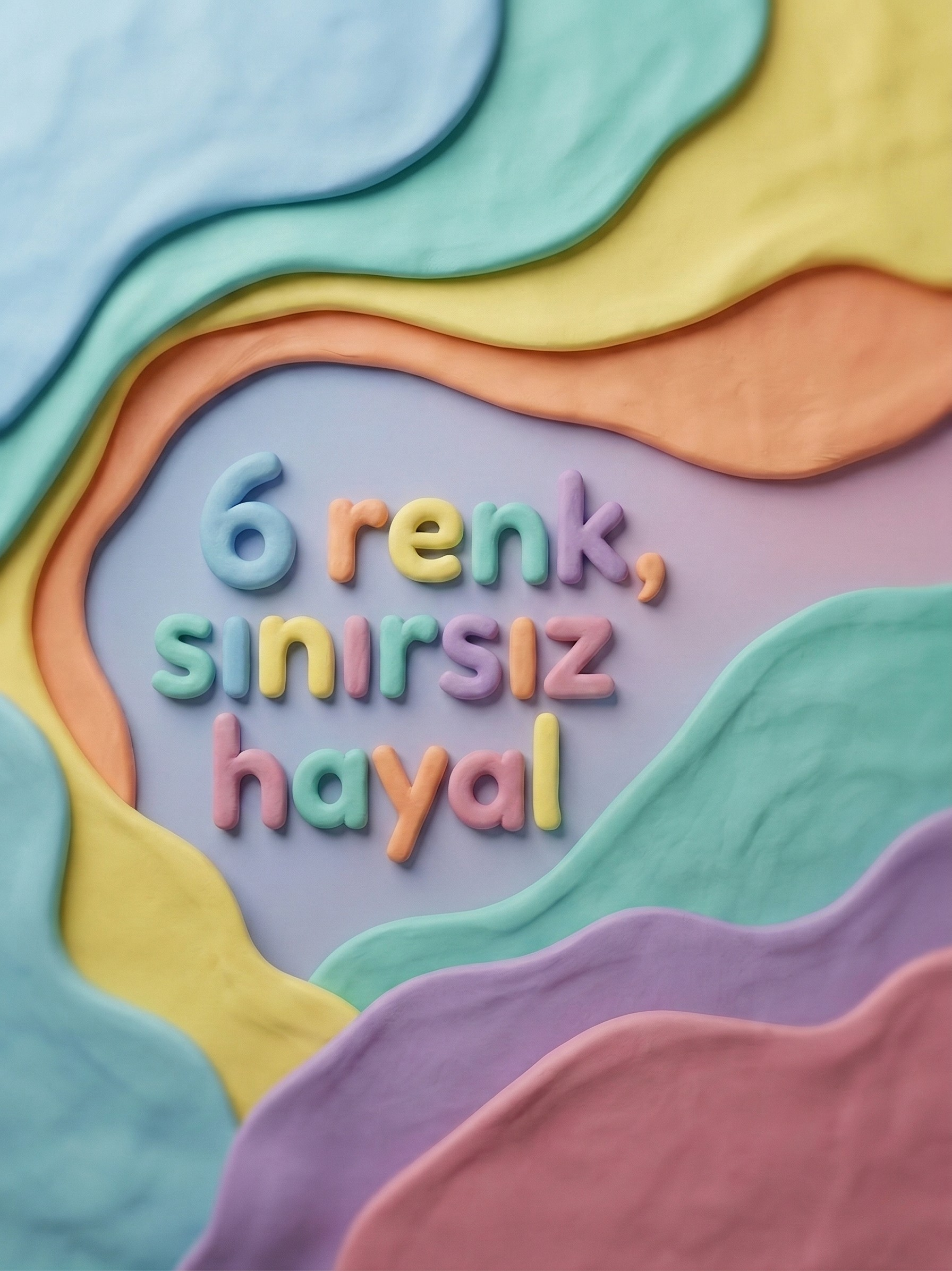 Let’s 6 Renk Pastel Oyun Hamuru 4