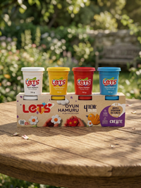 Let's 4 Renk Oyun Hamuru