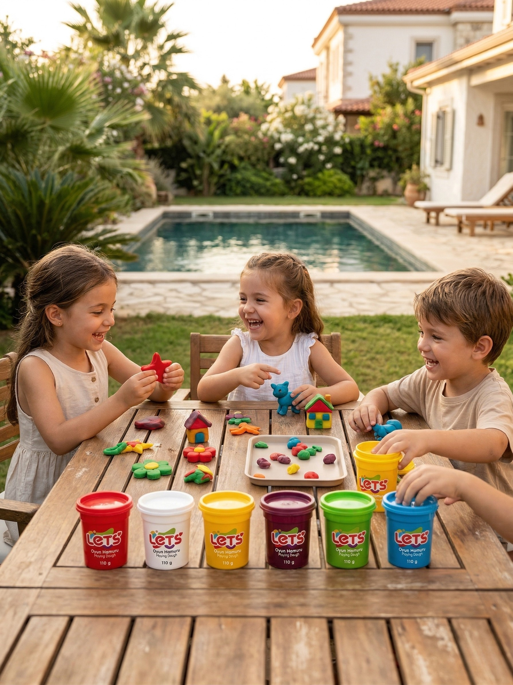 Let's 6 Renk Oyun Hamuru