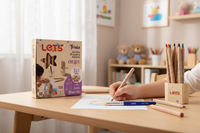 Let’s Triola Jumbo Boyama Kalemi Seti 3’ü 1 Arada | 12 Renk