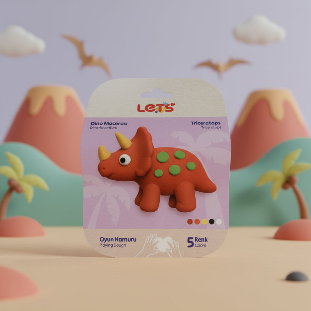 Let's Oyun Hamuru & Dino Macerası Serisi | 5 Farklı Seçenek 5