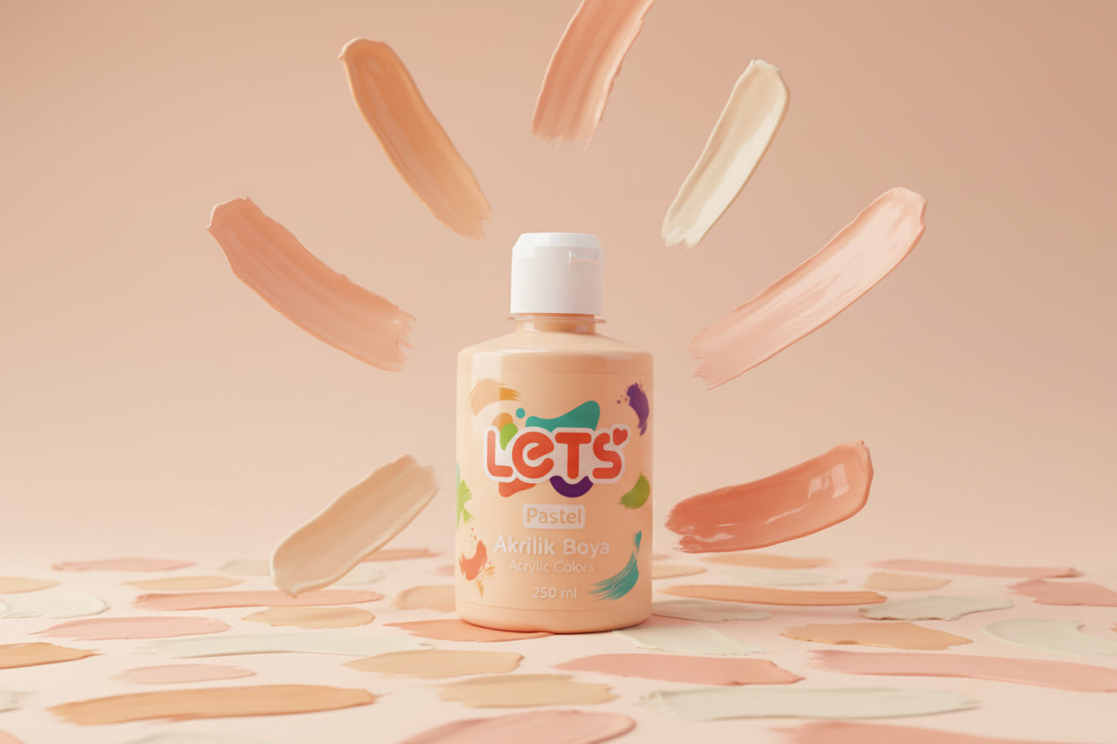 Let’s Pastel Akrilik Boya - 250 ml | 6 Renk Seçeneği