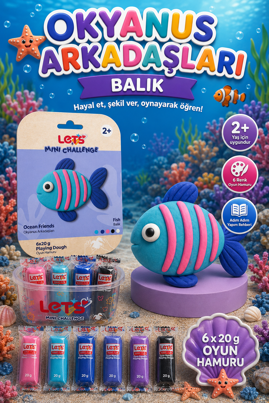 Let's Play Dough &amp; Ocean Friends Series