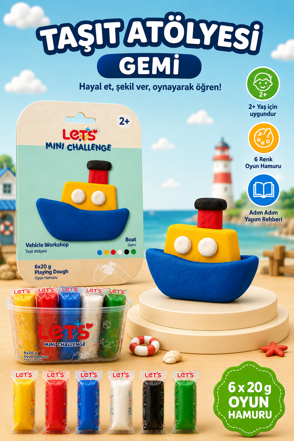 Let's Play Dough &amp; Vehicle Workshop Series