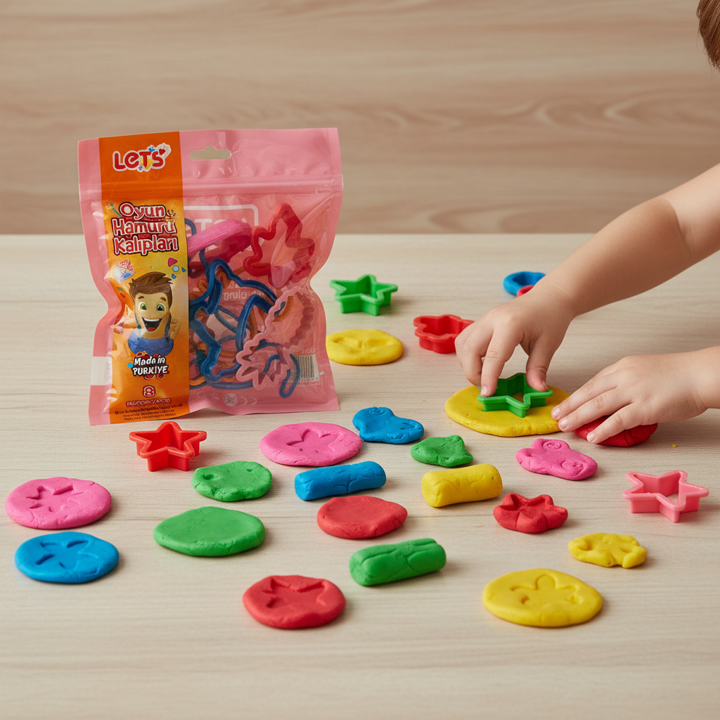 Let’s Oyun Hamuru Kalıpları | 8 Parça