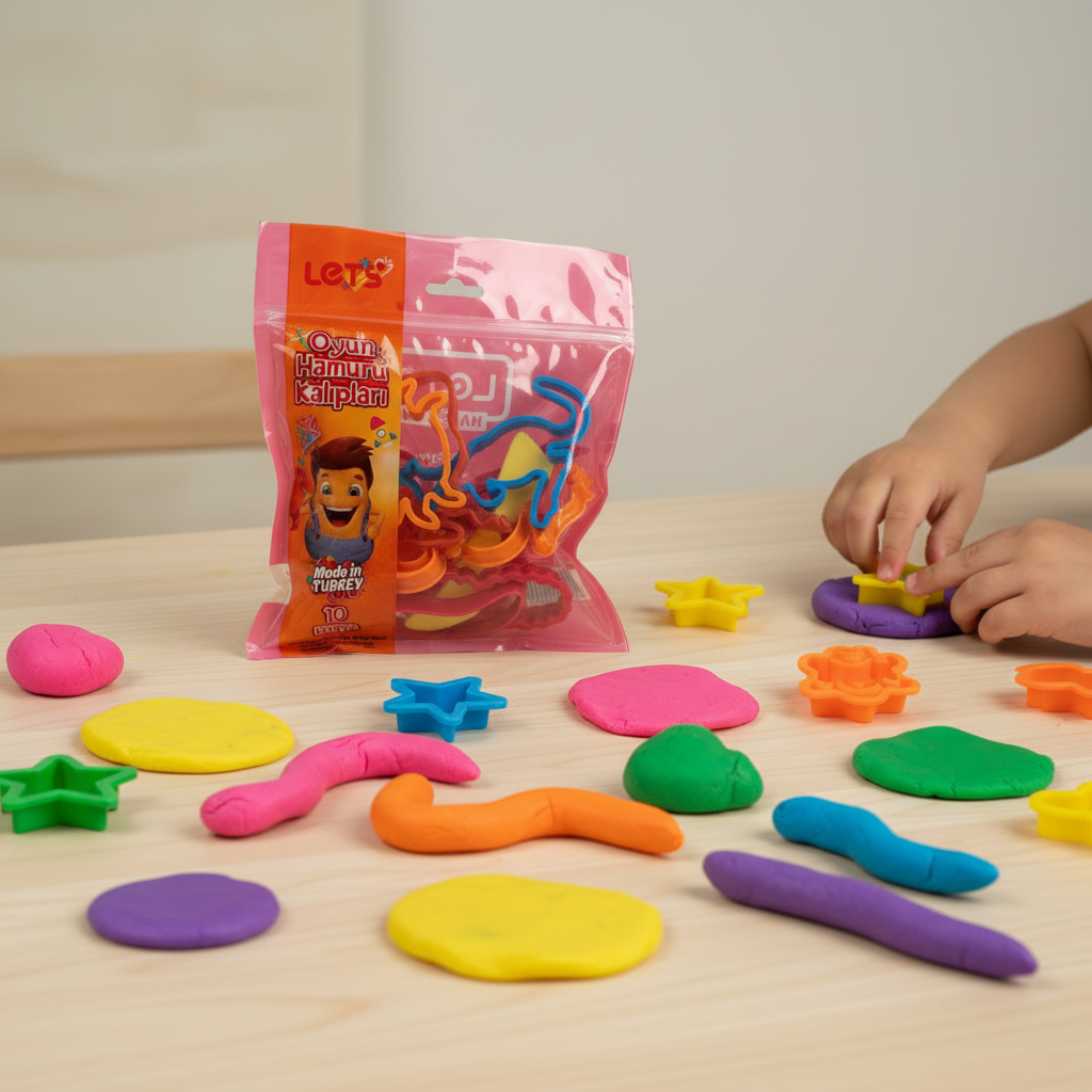 Let’s Oyun Hamuru Kalıpları | 10 Parça