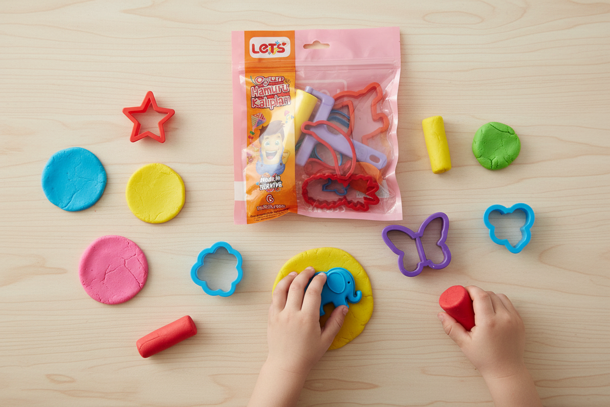 Let’s Oyun Hamuru Kalıpları | 6 Parça