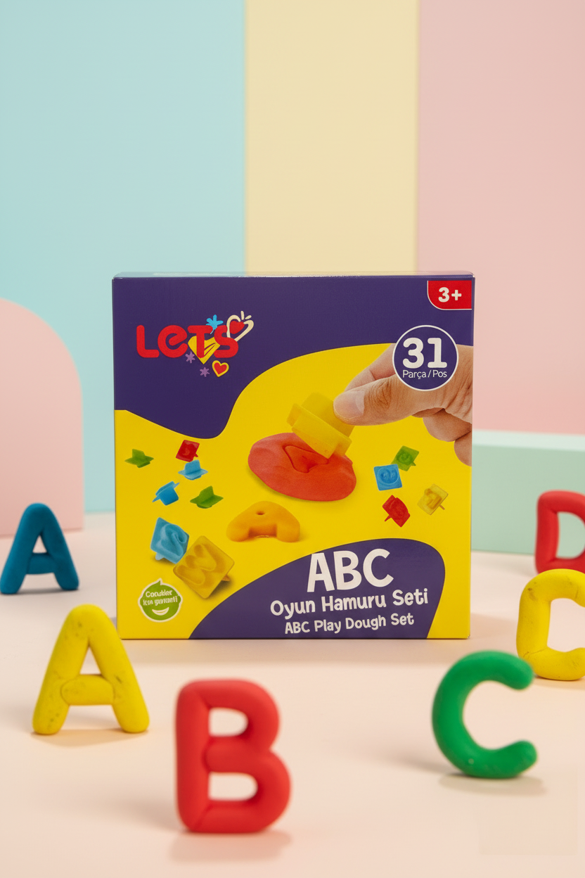 Let's Play Dough ABC Set | 31 Pieces