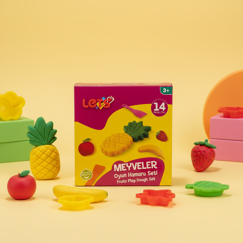 Let’s Oyun Hamuru Meyveler Seti | 14 Parça