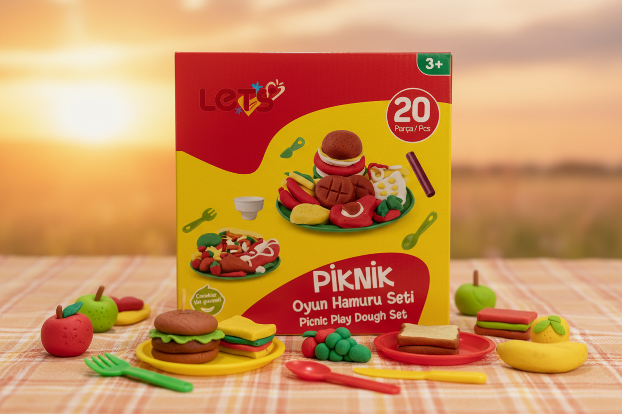 Let’s Oyun Hamuru Piknik Seti | 20 Parça