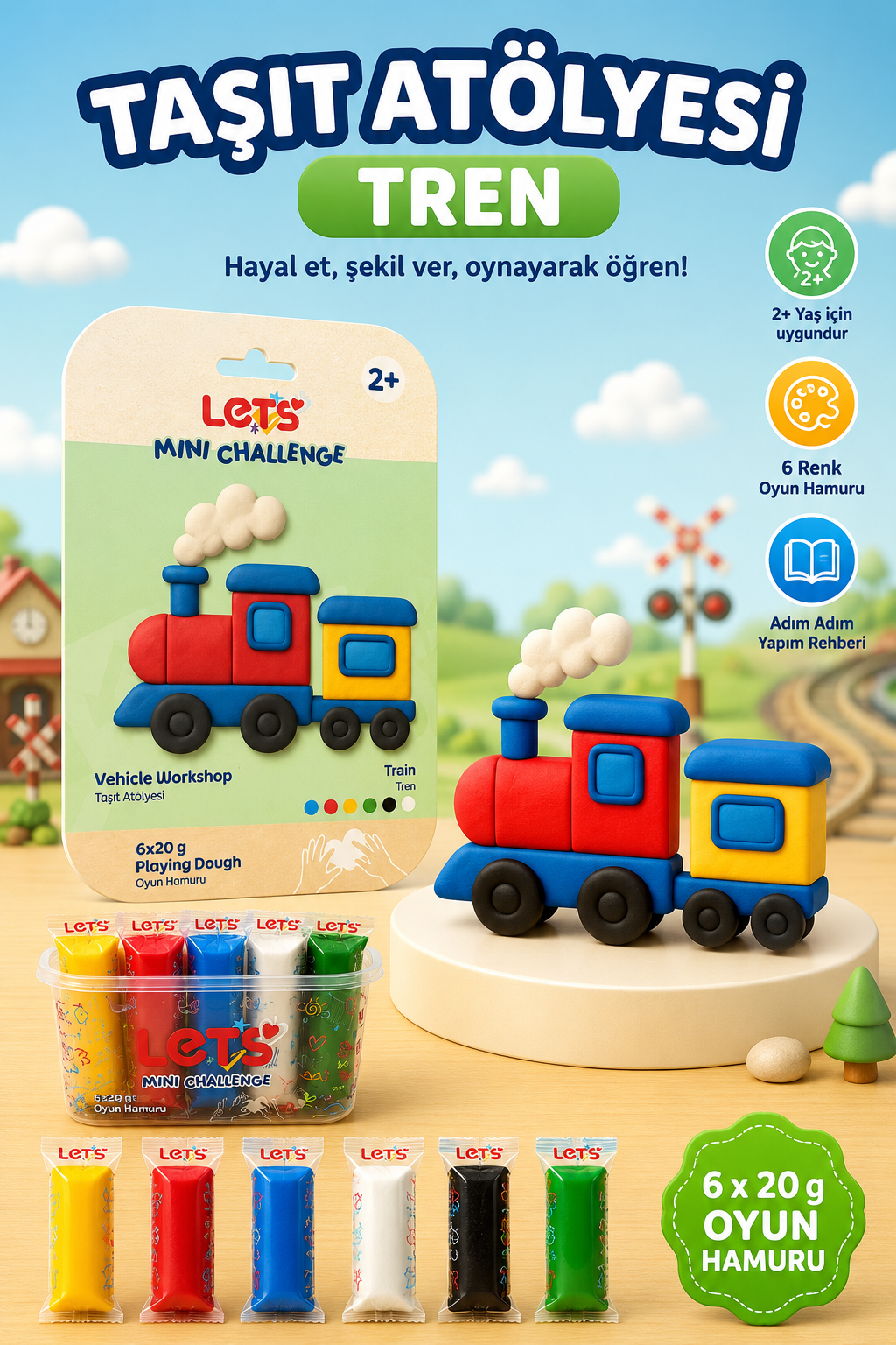 Let's Play Dough &amp; Vehicle Workshop Series
