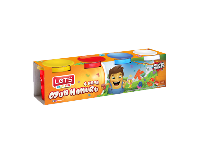 4 Renk Oyun Hamuru