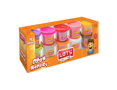 10 Renk Oyun Hamuru