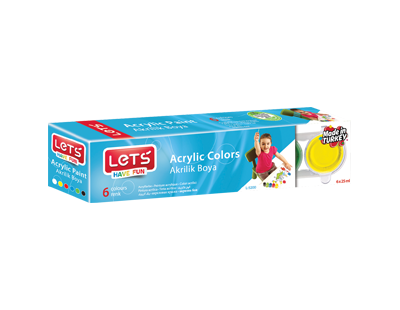 Acrylic Paints (6 Colors)